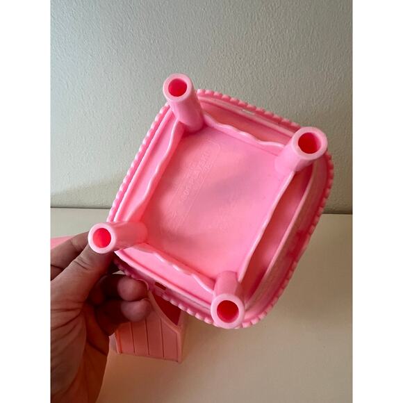 Playskool Vintage Dollhouse Accessories Twin Crib, Table Horse Tack Tool Box - Picture 4 of 4